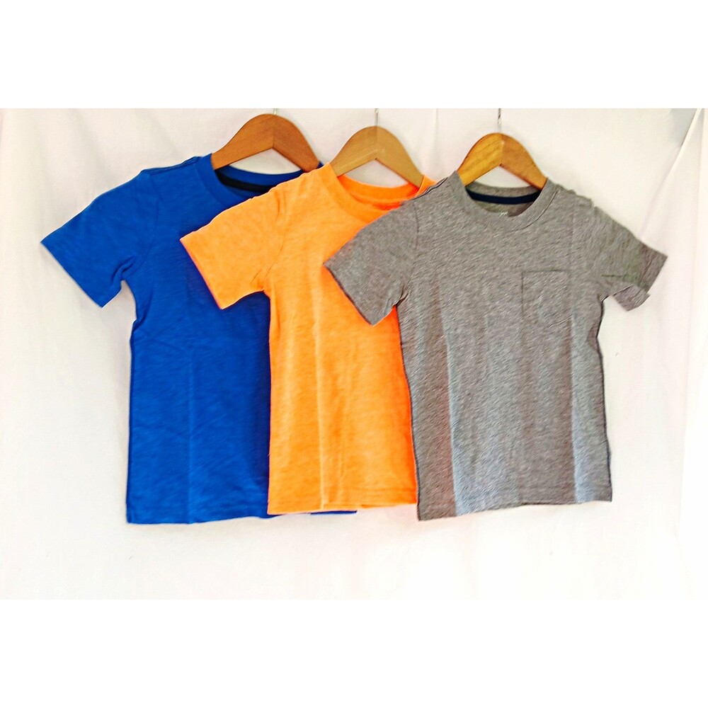 Simple Joys by Carter's 5T Pocket T-Shirt 3 Pack Crew Neck Short Sleeve